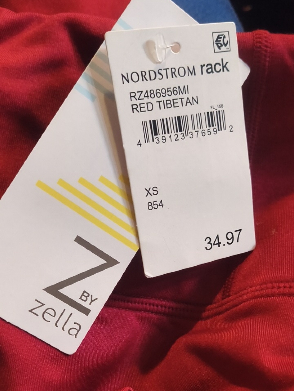 Z By Zella Women’s High-Waist Flared Pants Burgundy XS - Picture 6 of 6